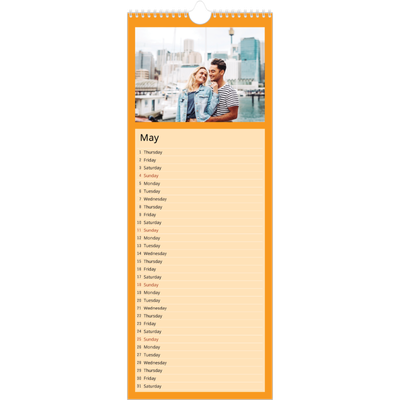 Slim Calendar  — Colour my world [cover]