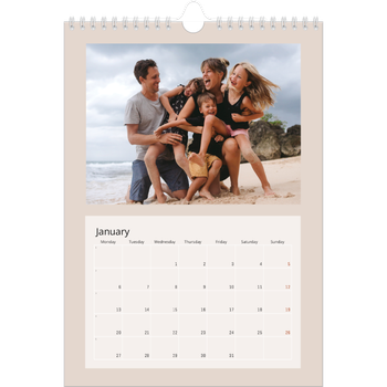 A4 Photo Calendar — Earth colours
