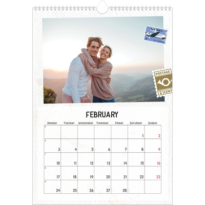 A3 photo calendars — Parts unknown [February]