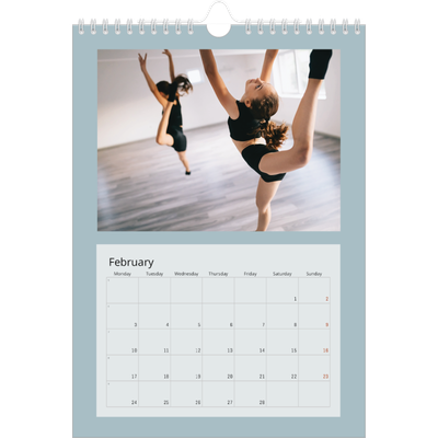 A4 Photo Calendar — Neo Scandi [February]