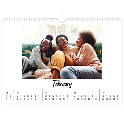 A3 Photo Calendar — This is me [February]