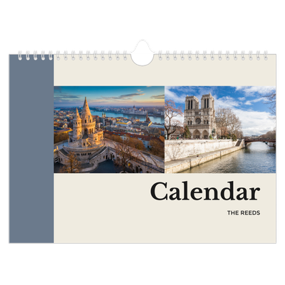 A4 Landscape Photo Calendar — Sights of the world [cover]