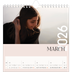 Square calendars  — Overlapping text [March]