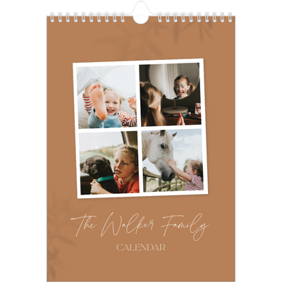 A4 Photo Calendar — Down to earth [cover]