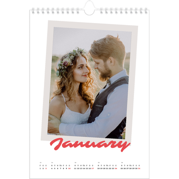 A4 Photo Calendar — Signed in crimson