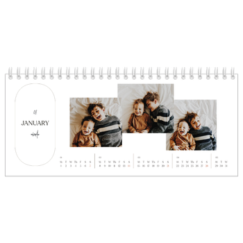 Desk Photo Calendar — Making plans