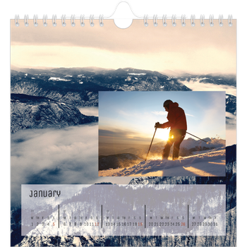 Square Photo Calendar — Back to nature