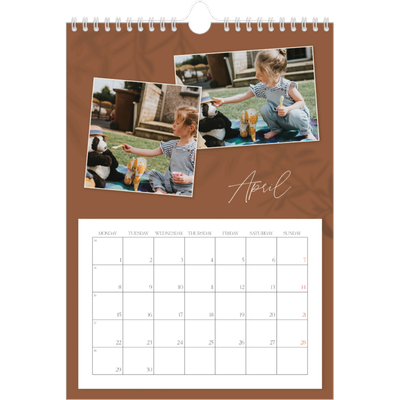 A4 Photo Calendar — Down to earth [April]