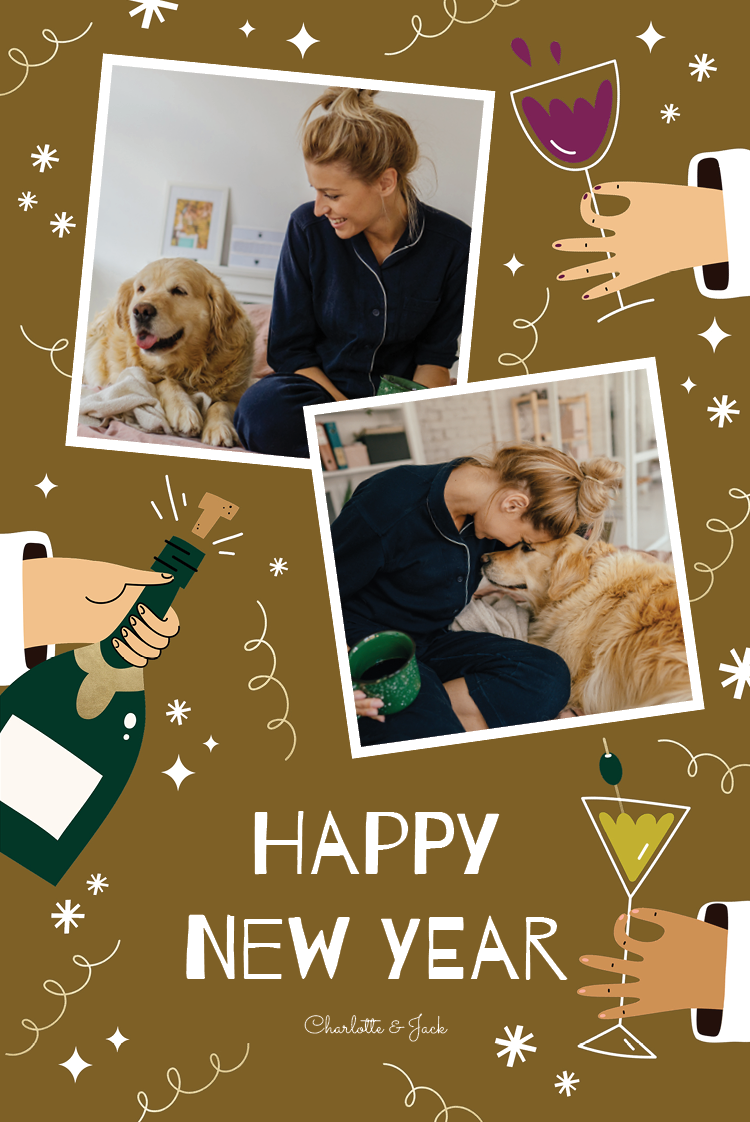 Cards — New year pop