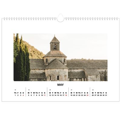 A3 Photo Calendar — Simple photo [cover]
