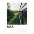 A4 Photo Calendar — White space [March]