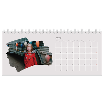 Desk Photo Calendar — Paintbrush photos