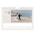 A5 Landscape Photo Calendar — Initials in bloom [January]