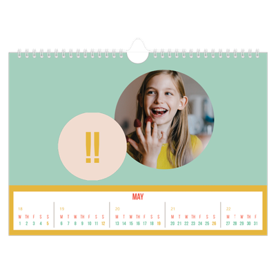 A4 Landscape Photo Calendar — Bright and beautiful [cover]