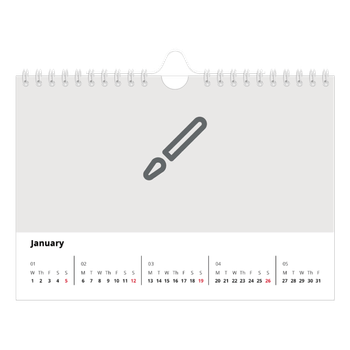 A5 Landscape Photo Calendar — Design your own product