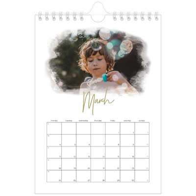 A5 Photo Calendar — Photo effects [March]