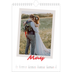 A4 Photo Calendar — Signed in crimson [May]