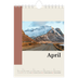 A5 Photo Calendar — Sights of the world [April]