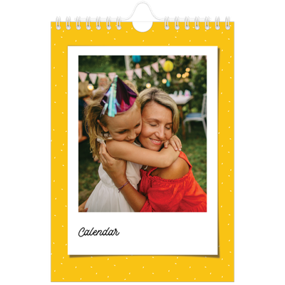 A5 Photo Calendar — Colour pop snapshots [cover]