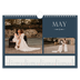 A4 Landscape Photo Calendar — Slate and serifs [May]