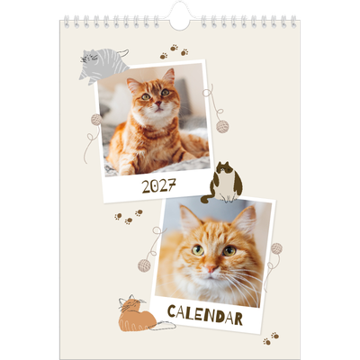 A4 Photo Calendar — Playful kitten [cover]