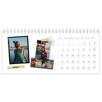 Desk Photo Calendar — Scrapbook flair