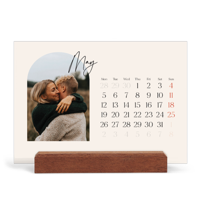 Easel Desk Calendar Landscape  — Arch memories [cover]