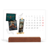 Easel Desk Calendar Landscape  — Scrapbook flair [April]