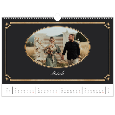 A3 Photo Calendar — Vintage classic [March]