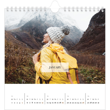 Square Photo Calendar — Classic calendar