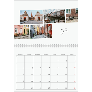 A4 Double Photo Calendar — City break