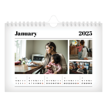 A5 Landscape Photo Calendar — Hot off the press