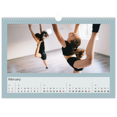 A3 Photo Calendar — Neo Scandi [February]