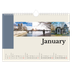 A4 Landscape Photo Calendar — Sights of the world [January]