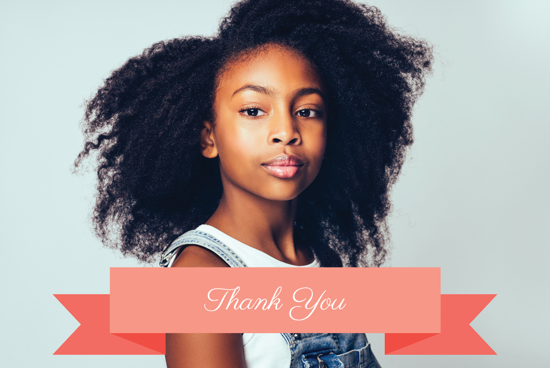 Thank you cards — Mirror image