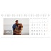 Desk calendars — Date box overlay [January]