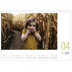 A3 Photo Calendar — Number months [April]