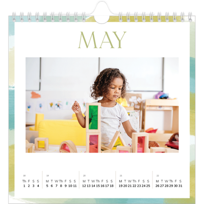 Square calendars  — Paintbrush effect [cover]