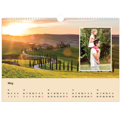 A3 Photo Calendar — Four seasons [cover]