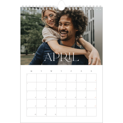 A4 Photo Calendar — Larger than life [April]