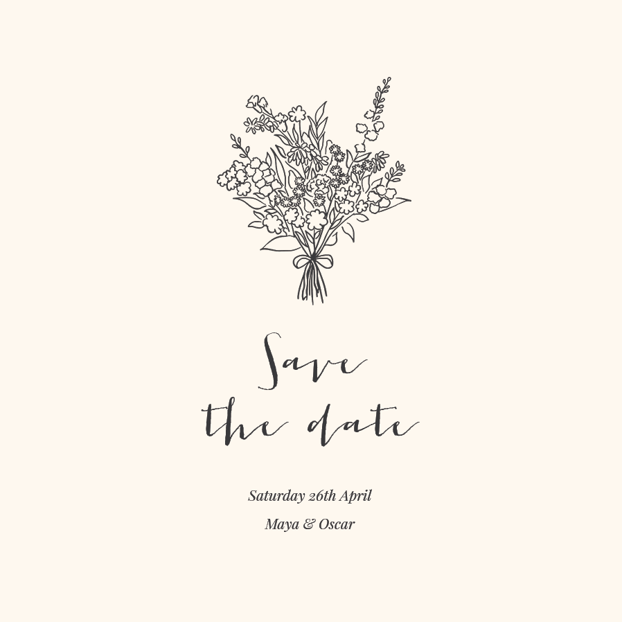 Save the date — Wedding doodles