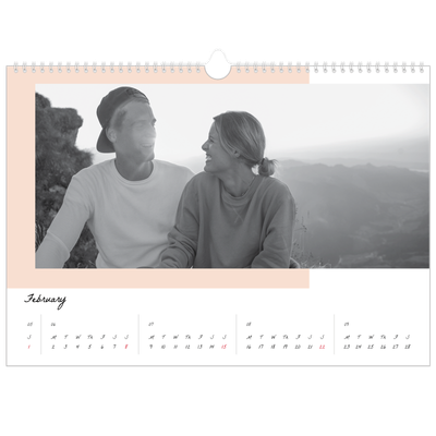 A3 Photo Calendar — Colour screens [February]