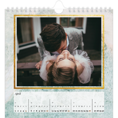 Square calendars  — Classic Marble [cover]