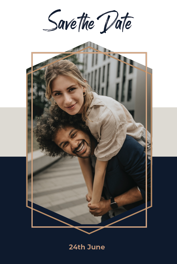 Save the date — Black ribbon