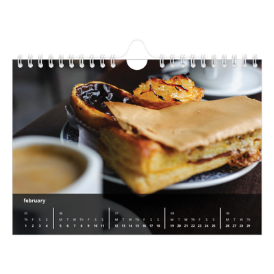 A5 Landscape Photo Calendar — Complements [February]