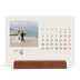 Easel Desk Calendar Landscape  — Initials in bloom [January]