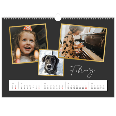 A3 Photo Calendar — So many memories [February]