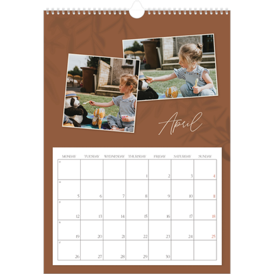 A3 photo calendars — Down to earth [April]