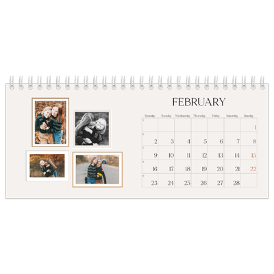 Desk calendars — Wall photo gallery [February]