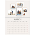 A4 Double Photo Calendar — Wall photo gallery [March]